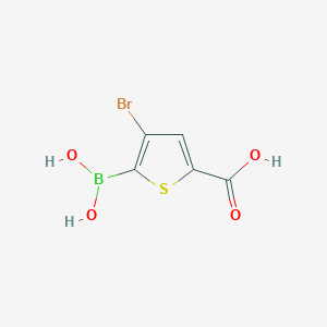 molecular formula C5H4BBrO4S B3241207 3-Bromo-5-carboxythiophene-2-boronic acid CAS No. 1451392-85-0