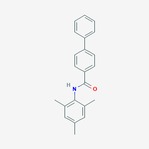 molecular formula C22H21NO B324121 N-mesityl-4-biphenylcarboxamide 