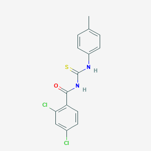 molecular formula C15H12Cl2N2OS B324125 2,4-dichloro-N-[(4-methylphenyl)carbamothioyl]benzamide 