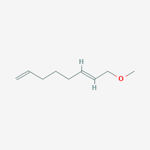 molecular formula C9H16O B3241289 1,6-Octadiene, 8-methoxy- CAS No. 14543-49-8