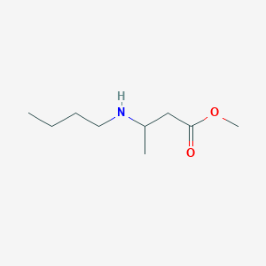 molecular formula C9H19NO2 B3241328 Methyl 3-(butylamino)butanoate CAS No. 14553-88-9