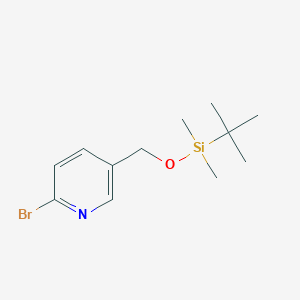Pyridine, 2-bromo-5-[[[(1,1-dimethylethyl)dimethylsilyl]oxy]methyl]-
