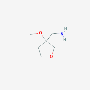 (3-Methoxyoxolan-3-yl)methanamine