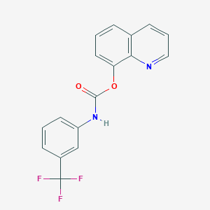 Quinolin-8-yl N-[3-(trifluoromethyl)phenyl]carbamate