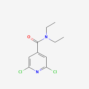 molecular formula C10H12Cl2N2O B3241410 2,6-dichloro-N,N-diethylpyridine-4-carboxamide CAS No. 1463-74-7
