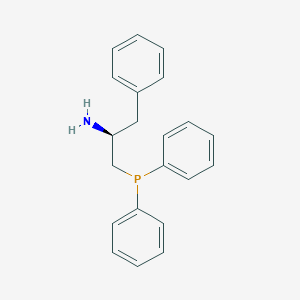 molecular formula C21H22NP B3241456 [(2S)-2-Amino-3-phenylpropyl]diphenylphosphine CAS No. 146476-38-2