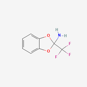 2-(trifluoromethyl)-2H-1,3-benzodioxol-2-amine