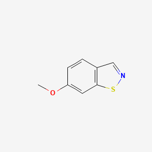 molecular formula C8H7NOS B3241588 1,2-Benzisothiazole, 6-methoxy- CAS No. 147317-53-1