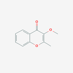 molecular formula C11H10O3 B3241614 3-Methoxy-2-methyl-4H-chromen-4-one CAS No. 147590-72-5