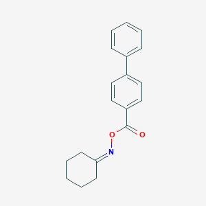 molecular formula C19H19NO2 B324162 Biphenyl-4-yl[(cyclohexylideneamino)oxy]methanone 