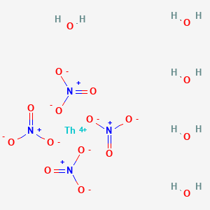 molecular formula H10N4O17Th B3241633 Thorium nitrate pentahydrate CAS No. 14767-04-5