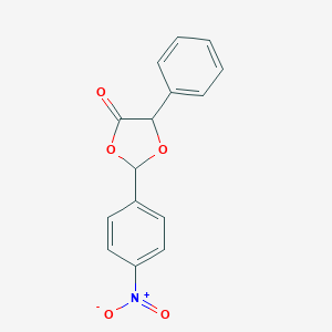 molecular formula C15H11NO5 B324164 2-(4-Nitrophenyl)-5-phenyl-1,3-dioxolan-4-one 