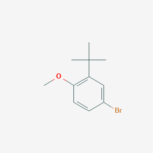 molecular formula C11H15BrO B3241701 4-Bromo-2-tert-butyl-1-methoxybenzene CAS No. 14804-34-3
