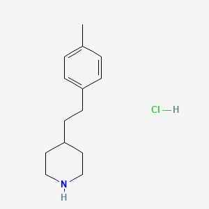 molecular formula C14H22ClN B3241724 4-[2-(4-Methylphenyl)ethyl]piperidine HCl CAS No. 148135-90-4