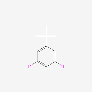 molecular formula C10H12I2 B3241736 1-Tert-butyl-3,5-diiodobenzene CAS No. 148209-54-5