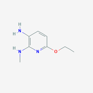 molecular formula C8H13N3O B3241768 6-Ethoxy-N2-methylpyridine-2,3-diamine CAS No. 148433-49-2