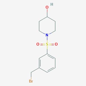 4-Piperidinol, 1-[[3-(bromomethyl)phenyl]sulfonyl]-