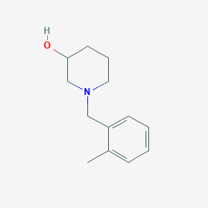 molecular formula C13H19NO B3241860 1-(2-Methylbenzyl)piperidin-3-ol CAS No. 148729-37-7