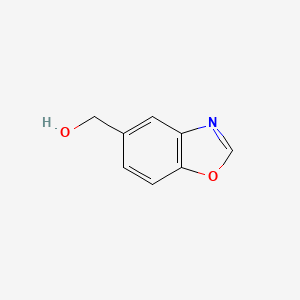 molecular formula C8H7NO2 B3241887 Benzo[d]oxazol-5-ylmethanol CAS No. 1488698-24-3