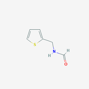 molecular formula C6H7NOS B3241897 N-(噻吩-2-基甲基)甲酰胺 CAS No. 1490137-02-4