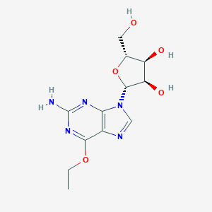 molecular formula C12H17N5O5 B032419 鸟苷，6-O-乙基- CAS No. 39708-01-5
