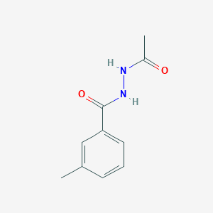 molecular formula C10H12N2O2 B324190 N'-acetyl-3-methylbenzohydrazide 