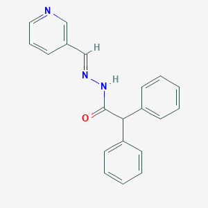 molecular formula C20H17N3O B324194 2,2-diphenyl-N'-(3-pyridinylmethylene)acetohydrazide 