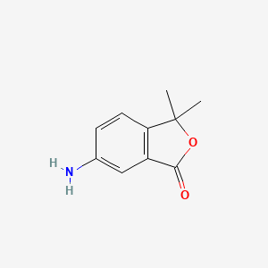 6-Amino-3,3-dimethyl-1,3-dihydro-2-benzofuran-1-one