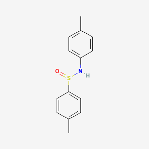 molecular formula C14H15NOS B3241948 N-(4-Methylphenyl)-4-methylbenzenesulfinamide CAS No. 14934-00-0