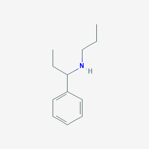 molecular formula C12H19N B3241982 (1-Phenylpropyl)(propyl)amine CAS No. 149529-57-7