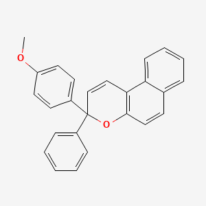 molecular formula C26H20O2 B3242008 3-(4-Methoxyphenyl)-3-phenylbenzo[f]chromene CAS No. 149743-78-2