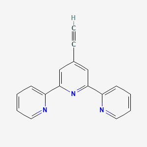 molecular formula C17H11N3 B3242019 4'-Ethynyl-2,2':6',2''-terpyridine CAS No. 149817-60-7