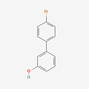 molecular formula C12H9BrO B3242045 4'-Bromo-[1,1'-biphenyl]-3-ol CAS No. 149950-41-4