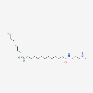 molecular formula C27H54N2O B3242050 13-Docosenamide, N-[3-(dimethylamino)propyl]-, (13Z)- CAS No. 149968-48-9
