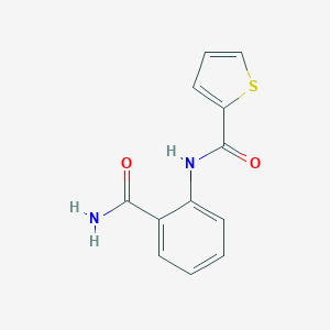 molecular formula C12H10N2O2S B324206 N-(2-carbamoylphenyl)thiophene-2-carboxamide 