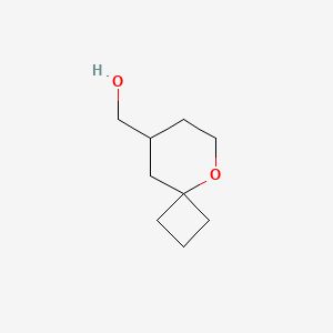molecular formula C9H16O2 B3242094 5-Oxaspiro[3.5]nonan-8-ylmethanol CAS No. 1501084-95-2