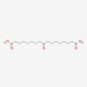 molecular formula C17H30O5 B3242121 9-Oxoheptadecanedioic acid CAS No. 1502-36-9