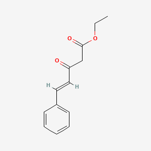 molecular formula C13H14O3 B3242147 3-氧代-5-苯基戊-4-烯酸乙酯 CAS No. 1503-99-7