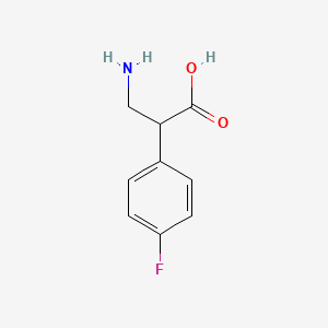 3-Amino-2-(4-fluorophenyl)propanoic acid