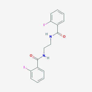 molecular formula C16H14I2N2O2 B324225 2-iodo-N-{2-[(2-iodobenzoyl)amino]ethyl}benzamide 