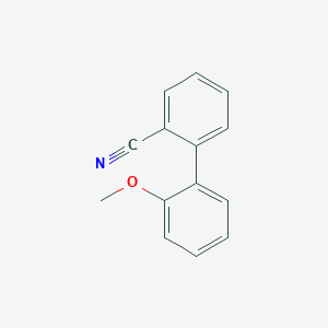 molecular formula C14H11NO B3242298 2'-甲氧基-1,1'-联苯-2-腈 CAS No. 150766-96-4