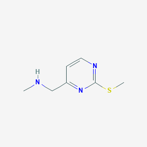 N-Methyl-1-(2-(methylthio)pyrimidin-4-yl)methanamine