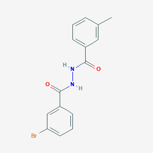 molecular formula C15H13BrN2O2 B324233 N'-(3-bromobenzoyl)-3-methylbenzohydrazide 