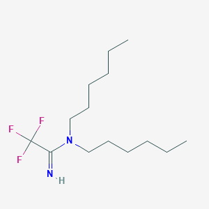 2,2,2-Trifluoro-N,N-dihexylacetimidamide