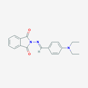 molecular formula C19H19N3O2 B324237 2-{[4-(diethylamino)benzylidene]amino}-1H-isoindole-1,3(2H)-dione 