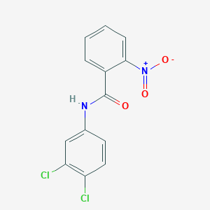 molecular formula C13H8Cl2N2O3 B324240 N-(3,4-dichlorophenyl)-2-nitrobenzamide 