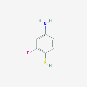 molecular formula C6H6FNS B3242476 4-氨基-2-氟苯-1-硫醇 CAS No. 15178-52-6