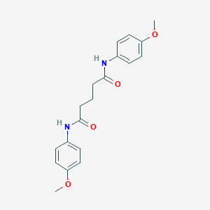 molecular formula C19H22N2O4 B324249 N,N'-bis(4-methoxyphenyl)pentanediamide 
