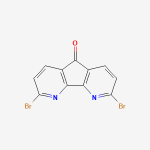 molecular formula C11H4Br2N2O B3242509 2,8-dibromo-5H-cyclopenta[1,2-b:5,4-b']dipyridin-5-one CAS No. 1520015-41-1