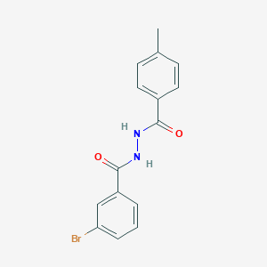 molecular formula C15H13BrN2O2 B324254 3-bromo-N'-(4-methylbenzoyl)benzohydrazide 